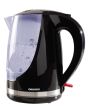 Daewoo SDA1666GE 1.7L Colour Changing Kettle - Black