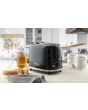 Daewoo SDA2605GE 2 Slice Honeycomb Toaster Black