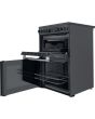 Hotpoint CD67V9H2CA/UK Electric Freestanding 60cm Double Cooker - Dark Grey