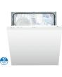 Indesit Integrated dishwasher: full size, white colour