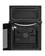 Indesit ITE5VMW Freestanding 50cm Electric Cooker with Ceramic Hob