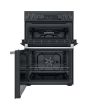 Hotpoint CD67V9H2CA/UK Electric Freestanding 60cm Double Cooker - Dark Grey