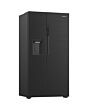 Hotpoint HPG29643IBXR4UK Freestanding Dual No Frost American Fridge Freezer with VitalCare and Water & Ice Dispenser - Black Steel