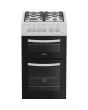 Indesit ITG5GMW Freestanding 50cm Gas Double Cooker - White
