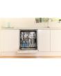 Indesit Integrated dishwasher: full size, white colour