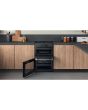 Hotpoint CD67V9H2CA/UK Electric Freestanding 60cm Double Cooker - Dark Grey
