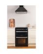Hotpoint electric freestanding double cooker: 60cm