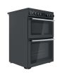 Hotpoint CD67V9H2CA/UK Electric Freestanding 60cm Double Cooker - Dark Grey