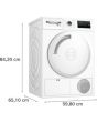 Bosch WTN83202GB, Condenser tumble dryer