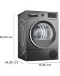 Bosch WQG245R9GB, Heat pump tumble dryer