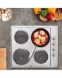 Statesman ESH630SS 60cm 4 Plate Electric Hob