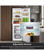 Teknix STF1448S 50/50 Fridge Freezer Static - Silver