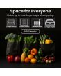Teknix STF1448S 50/50 Fridge Freezer Static - Silver