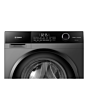 Teknix TK5W1214HS 5 Series Freestanding 12kg 1400rpm Washing Machine with Steam - Titanium - A Rated