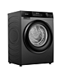 Teknix TK5W1214HS 5 Series Freestanding 12kg 1400rpm Washing Machine with Steam - Titanium - A Rated