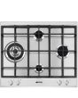 Smeg P261XGH 60cm Cucina Gas Hob, Stainless Steel