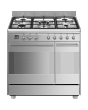 Smeg SCB92MX8 90cm Dual Fuel Range Cooker - Stainless Steel