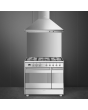 Smeg SCB92MX8 90cm Dual Fuel Range Cooker - Stainless Steel