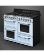Smeg TR4110AZ 110cm Victoria Dual Fuel Range Cooker, Pastel Blue