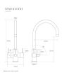 Caple ARDPUR/CH Ardor Puriti Monobloc tap
