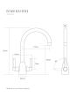 Caple AVE4/CH Avel Monobloc tap Chrome tap