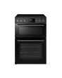 Midea MFO24EME4118-BK Midea 60Cm Ceramic Double Oven Cooker 2 Years Warranty