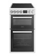 Teknix TKED54W Teknix 50Cm Double Oven Ceramic Top Cooker 2 Years Warranty