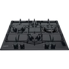 Hotpoint PCN 642 T/H BK Gas Hob - Black