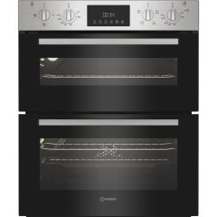 Indesit DUI10DIX Built-In Double Oven - Inox