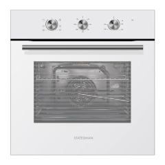 Statesman BSF60WH 65L Built-In Single Cavity Fan Oven