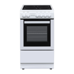 Statesman C050ESCW 50cm Single Cavity Electric Cooker - White