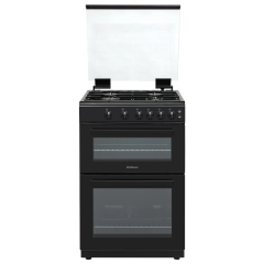 Statesman GDL60B 60cm Gas Double Oven - Black