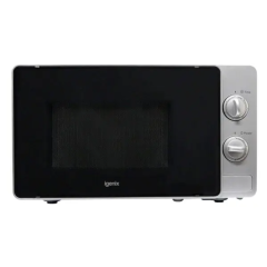 Igenix IG2081S 20L 800W Manual Solo Microwave Silver