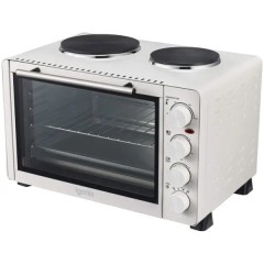 Igenix IG7130 30L Electric Mini Oven with Double Hotplates