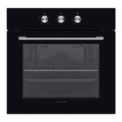 Statesman SFO60BL Built-In Electric Single Oven Black