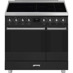 Smeg C92IPMB2 90cm Induction Range Cooker - Matte Black