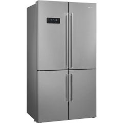 Smeg FQ60XDF 92cm Four Door Fridge Freezer, Stainless Steel Effect