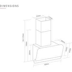 Caple OM600 Chimney Hood