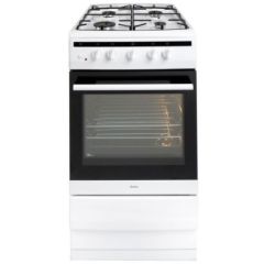 Amica 508GG5W 50cm Freestanding Gas Cooker with Gas Hob