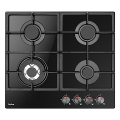 Amica AGVH6250BL 60cm Gas on Glass Hob