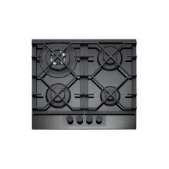 Caple C886G Caple 4 Ring Gas On Glass Gunmetal Hob 2 Years Warranty