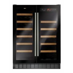Cda Group Ltd FWC624BL Cda Black Wine Chiller 2 Door 2 Years Warranty