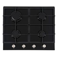 Culina UBGOG60BK Culina 4 Ring Gas On Glass Hob 5 Years Parts + 2 Years Manufactuers Warranty