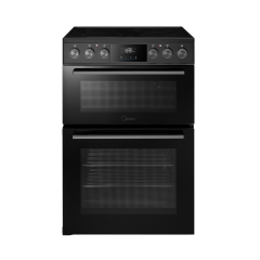 Midea MFO24EME4118-BK Midea 60Cm Ceramic Double Oven Cooker 2 Years Warranty