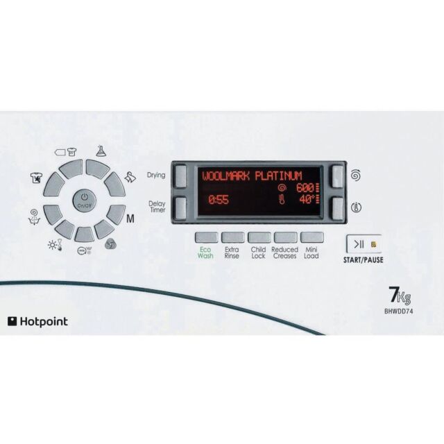Hotpoint integrated washer dryer: 7kg