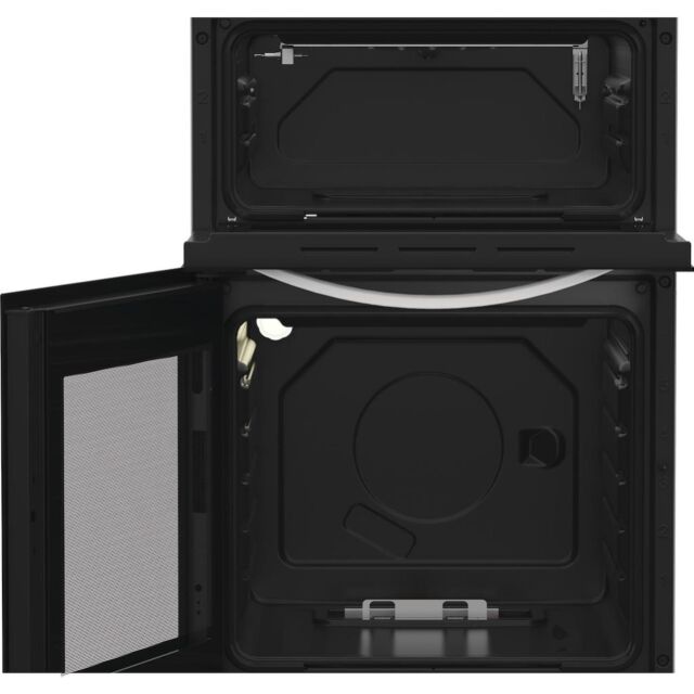 Indesit ITG5GMW Freestanding 50cm Gas Double Cooker - White