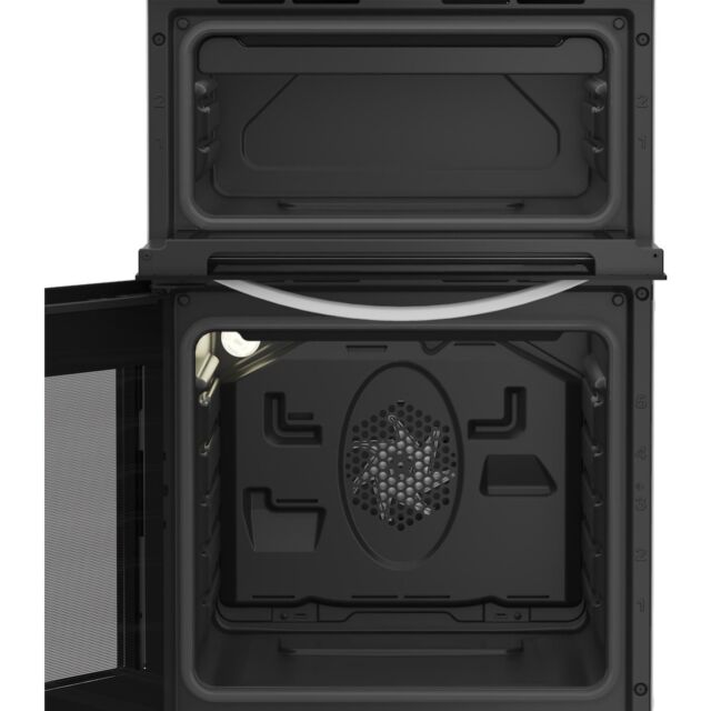 Indesit ITE5VMW Freestanding 50cm Electric Cooker with Ceramic Hob
