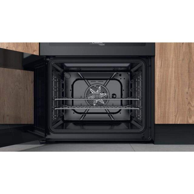 Hotpoint CD67V9H2CA/UK Electric Freestanding 60cm Double Cooker - Dark Grey