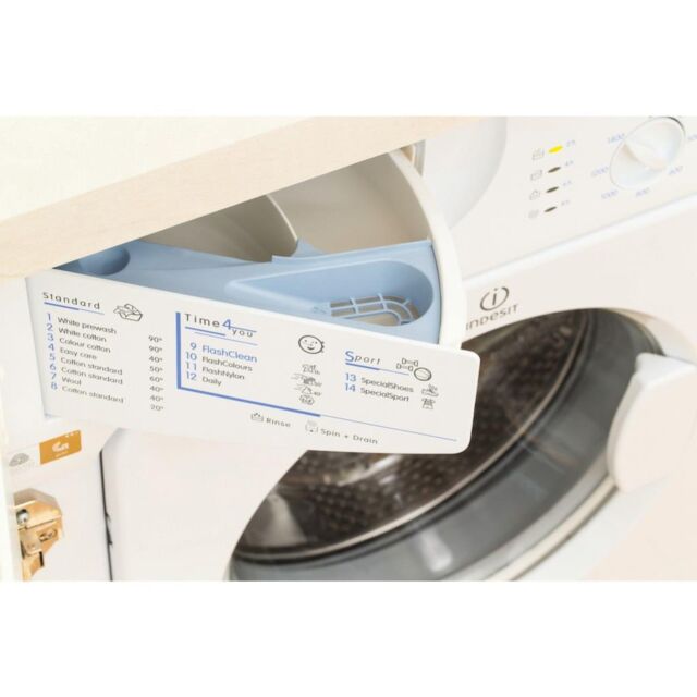 Indesit Built in front loading washing machine: 7kg