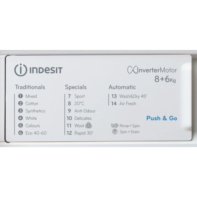 Indesit BI WDIL 861485 UK Built-In Washer Dryer